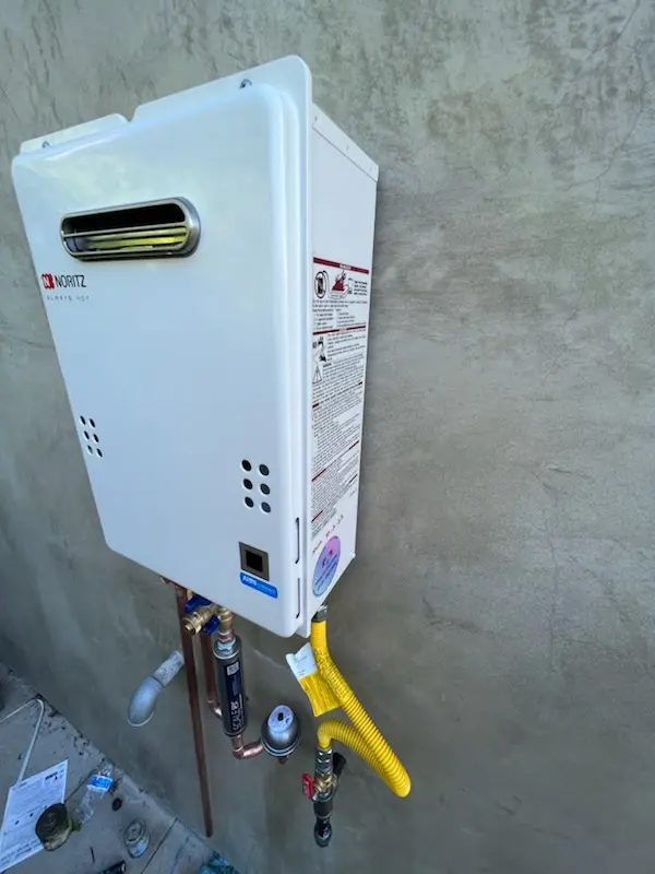 Tankless water heater installation for Old Towne homes